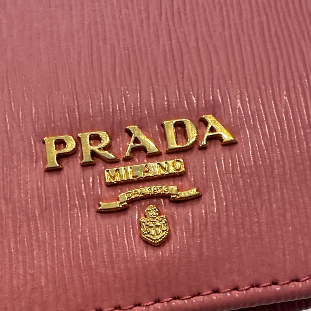 Authentic Prada Rose Leather Wallet - Picture 12 of 16